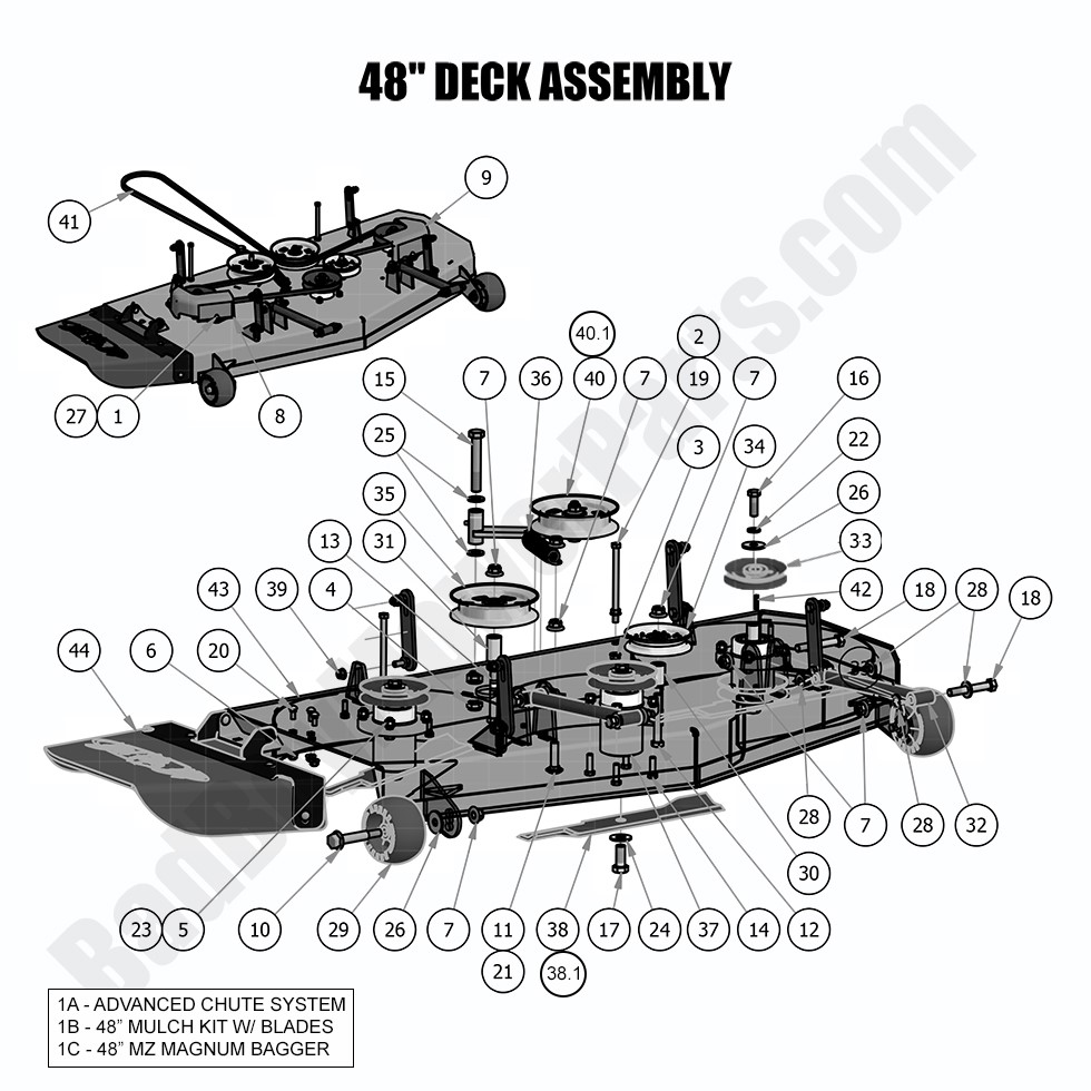 2018 MZ - 48" Deck Assembly